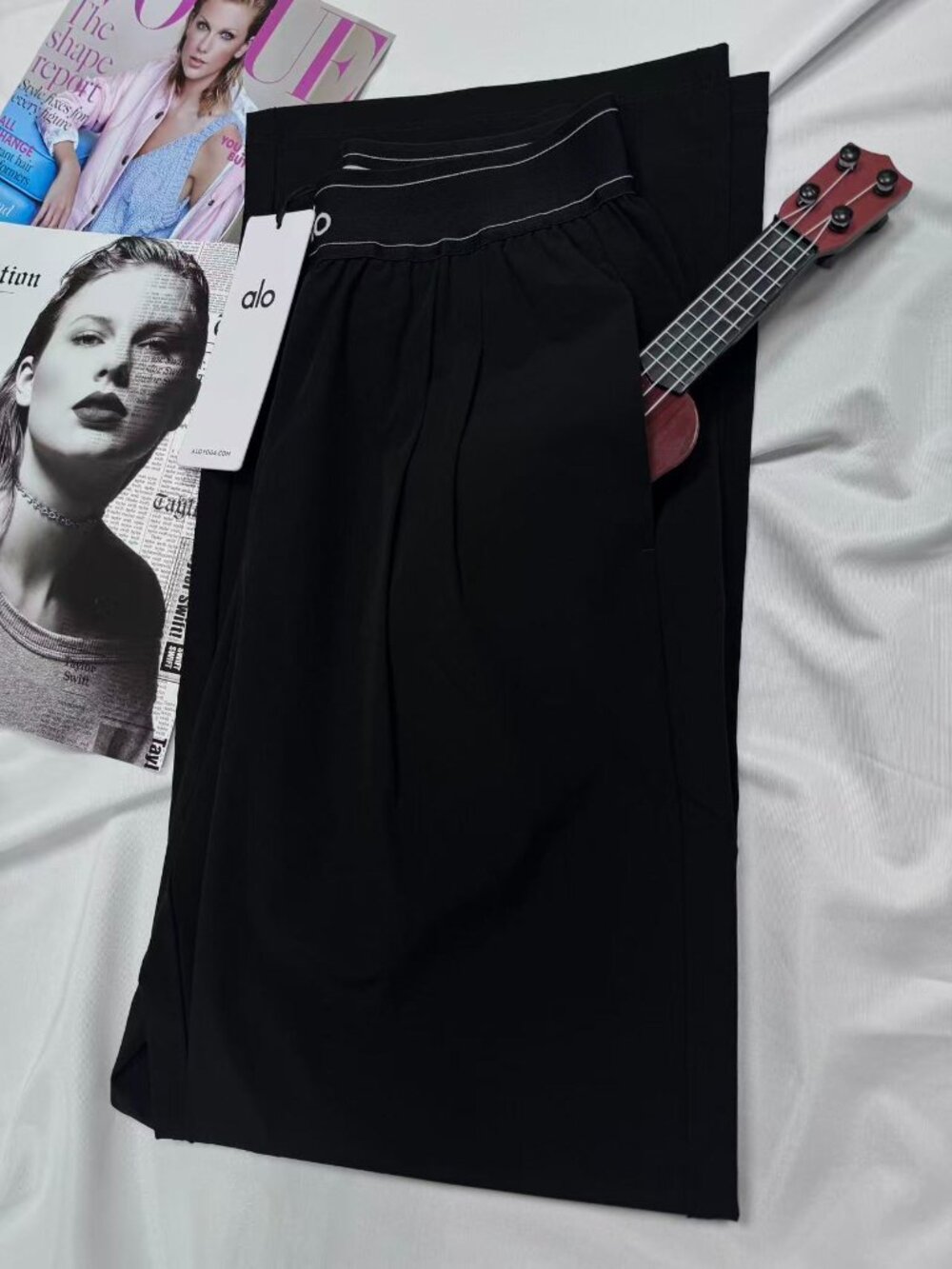 Black🕶ALO Yoga Women's Suit Up Trouser😎Elevated Everyday Pants (Regular) - Picture 7 of 9